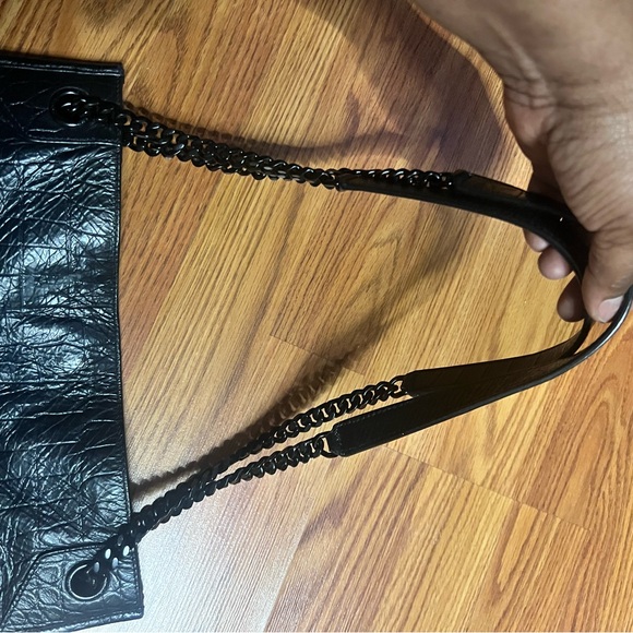 SAINT LAURENT 
Calfskin Crocodile Embossed Monogram Large Niki Shopping Bag - Picture 2 of 10